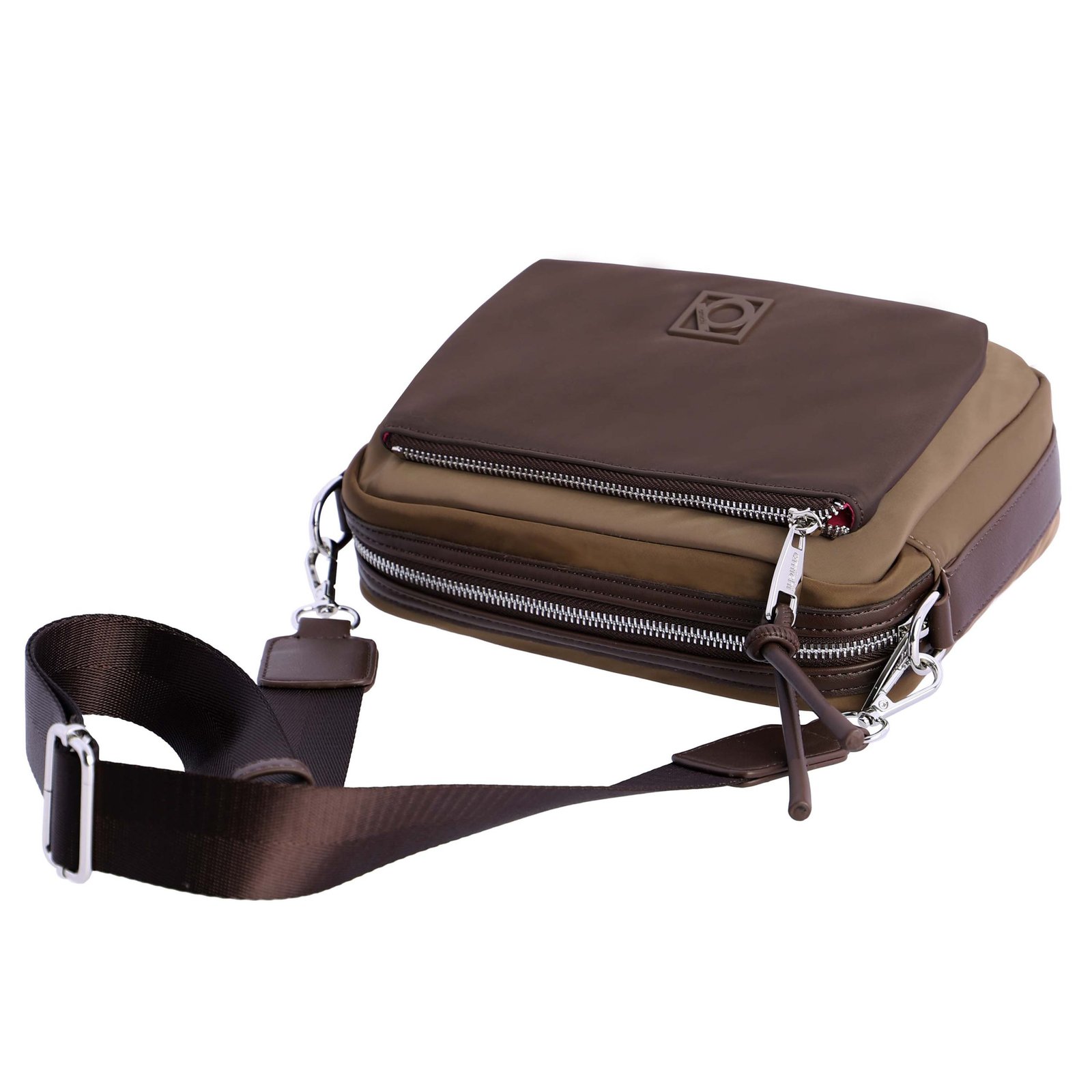 Bolso bandolera Amichi Petra · Marrón