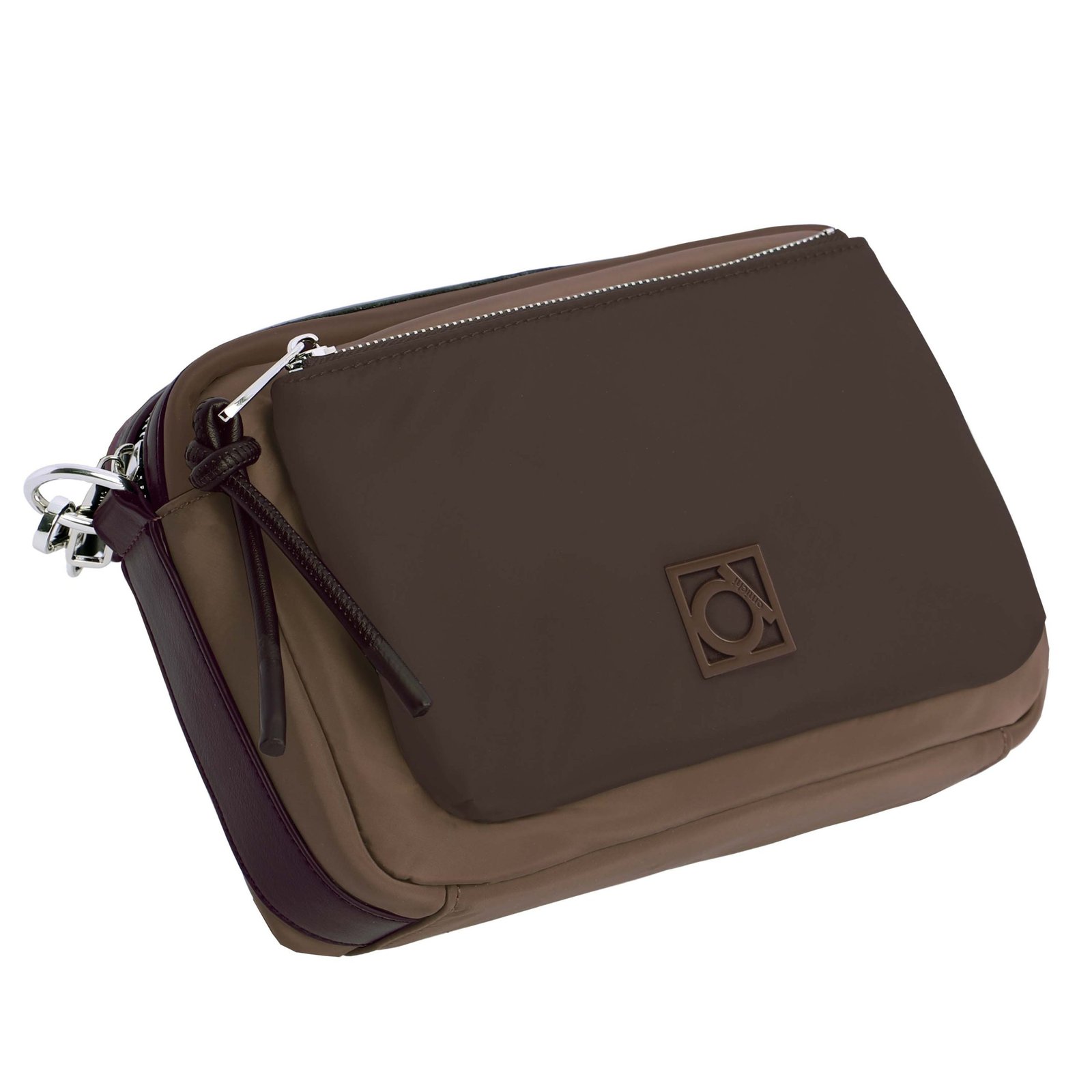Bolso bandolera Amichi Petra · Marrón