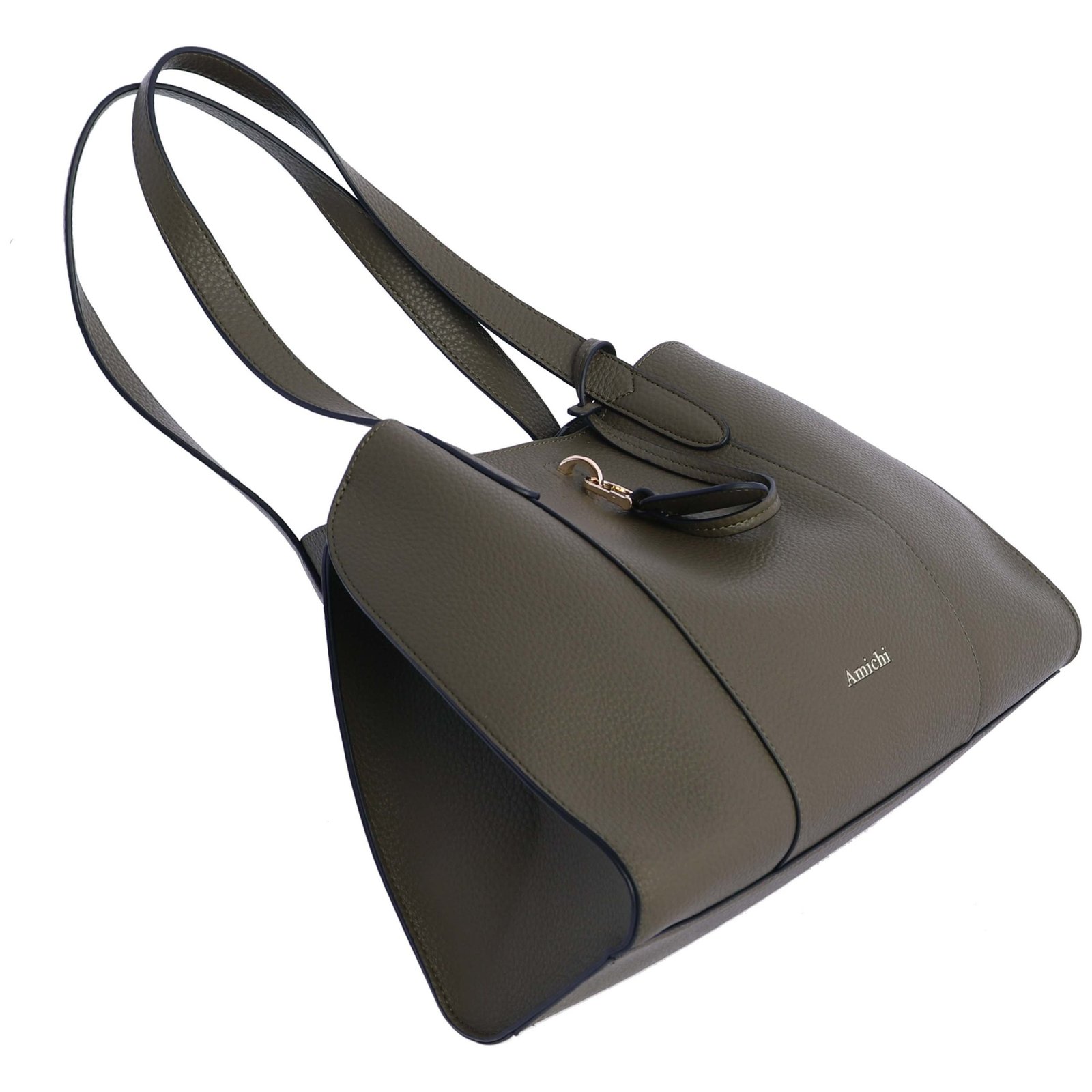 Bolso de hombro Amichi Bria · Caqui