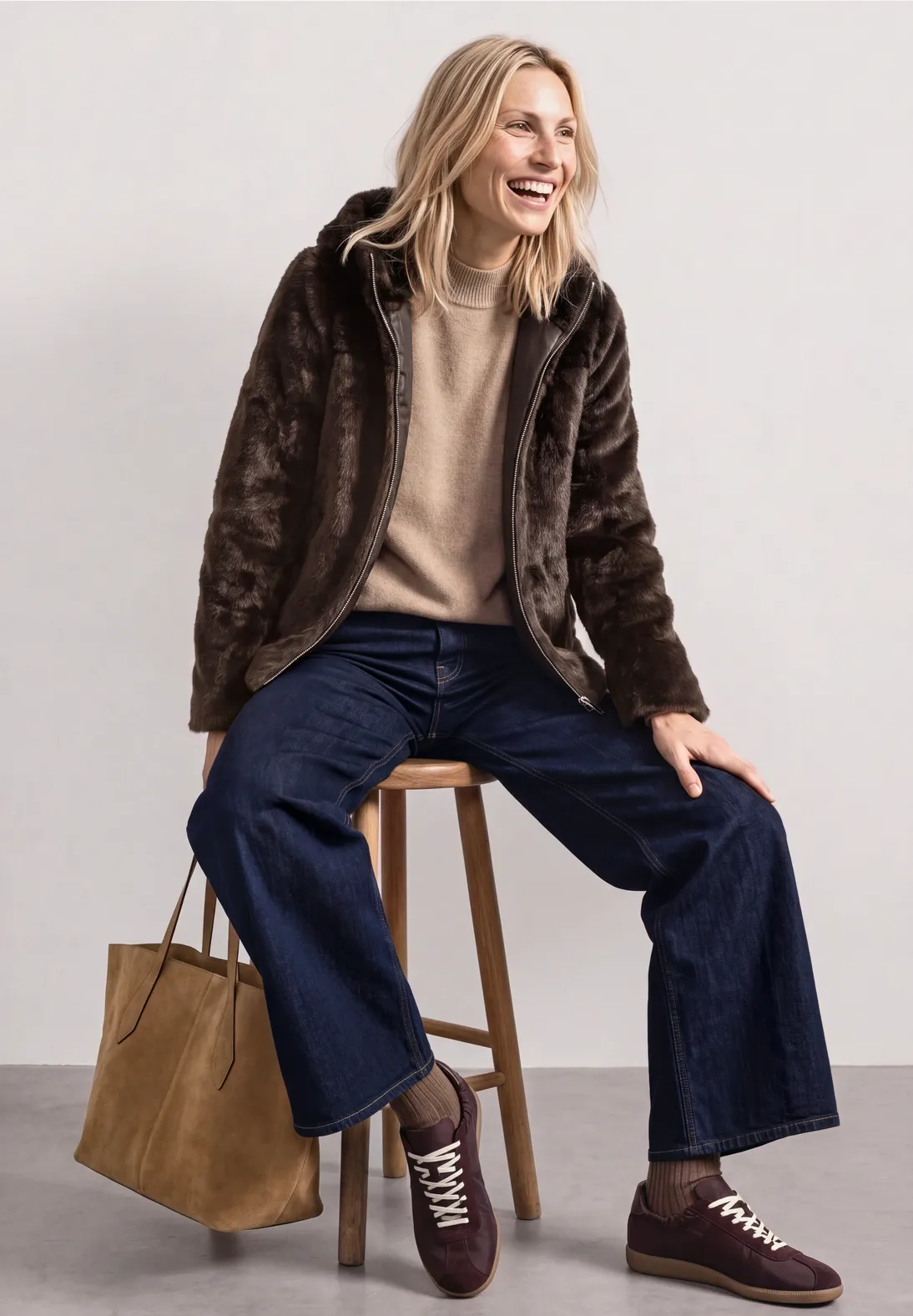 Chaqueta Streetone De Pelo · Marron
