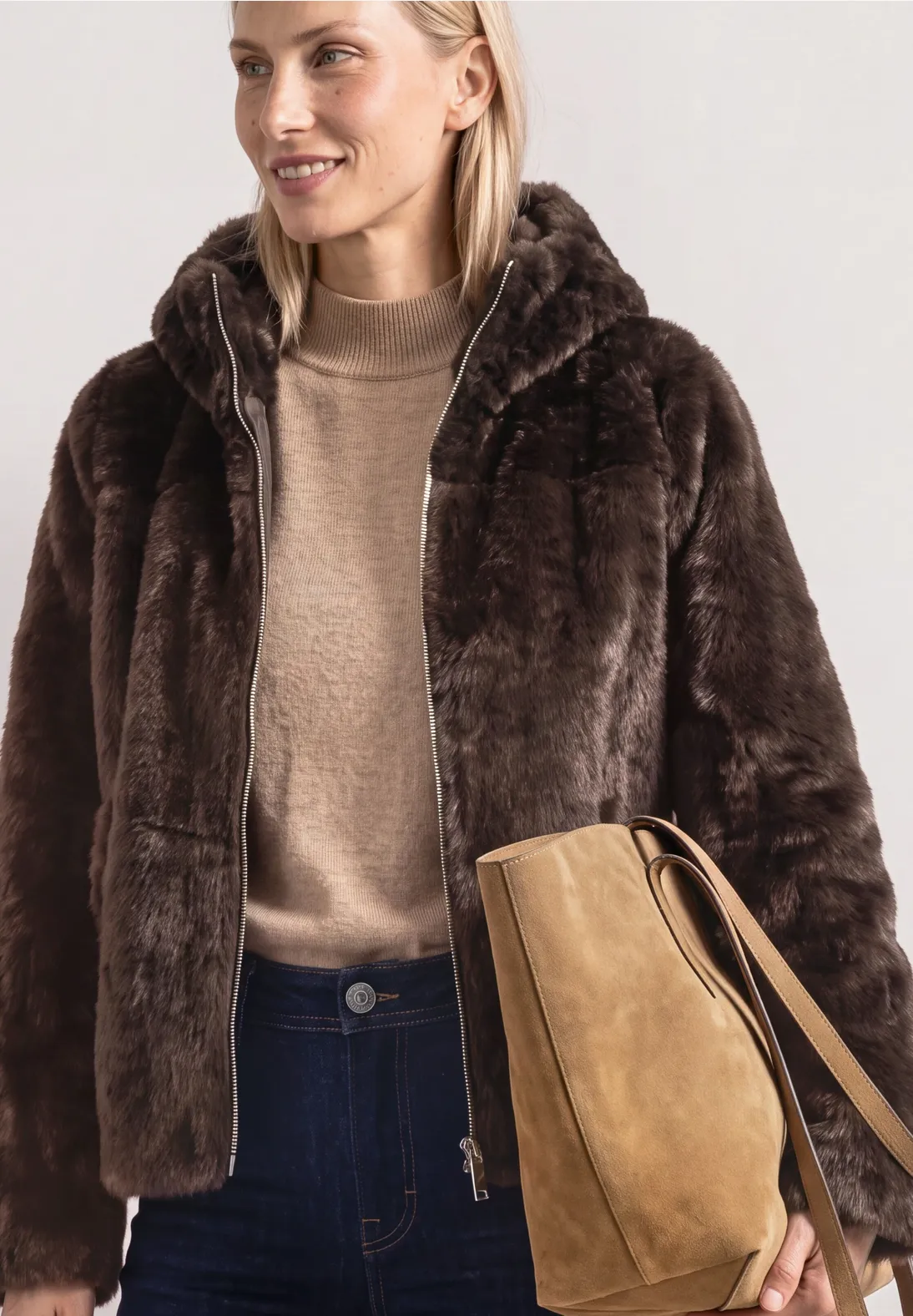 Chaqueta Streetone De Pelo · Marron