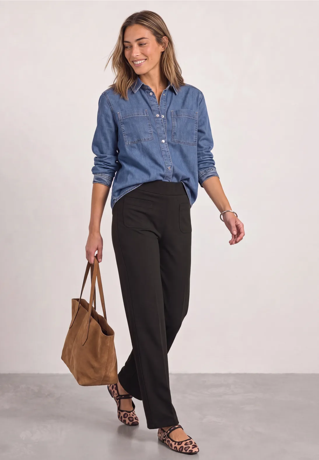 Pantalon Streetone Straight · Marron