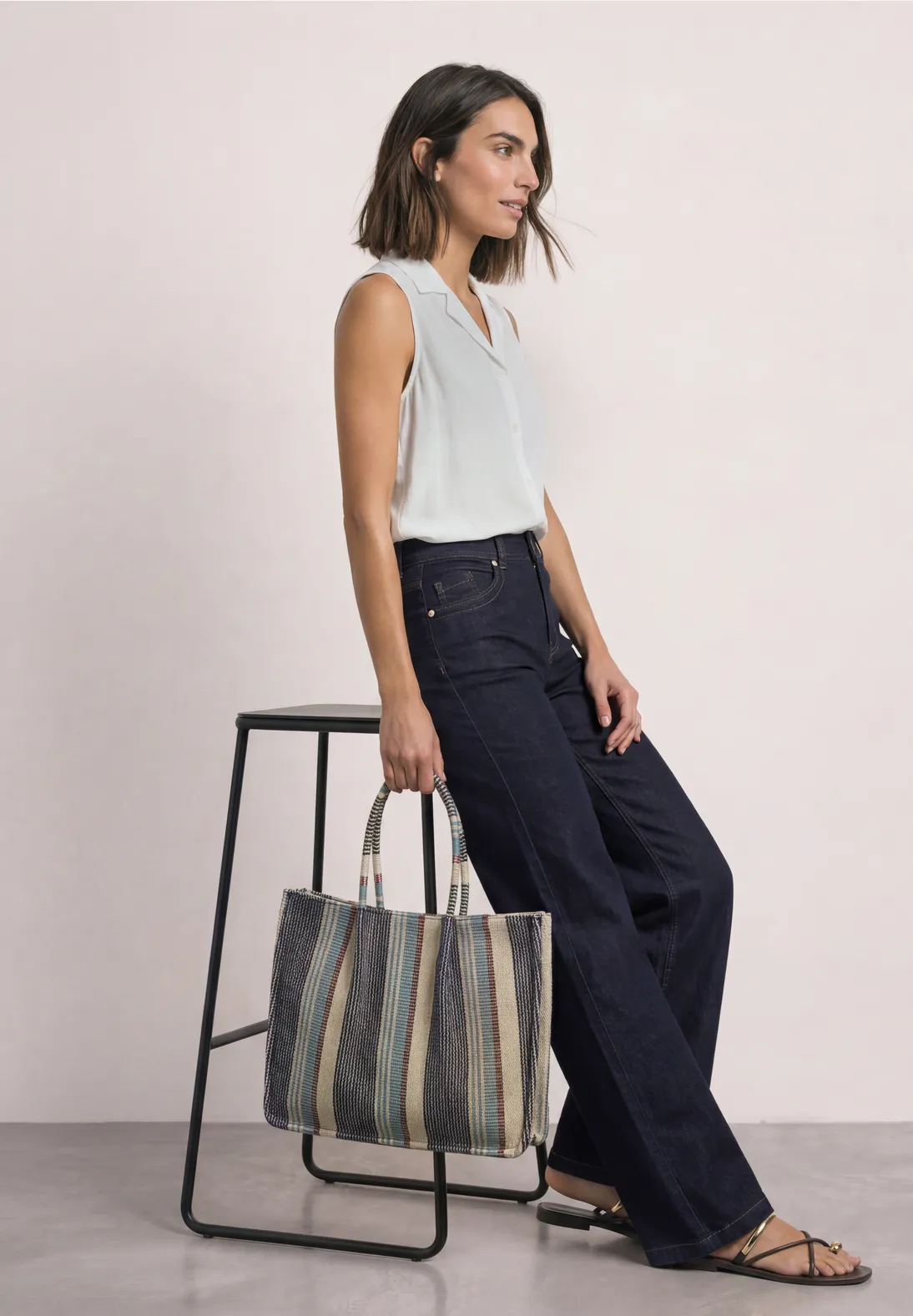 Pantalon Streetone Wide Leg · Azul