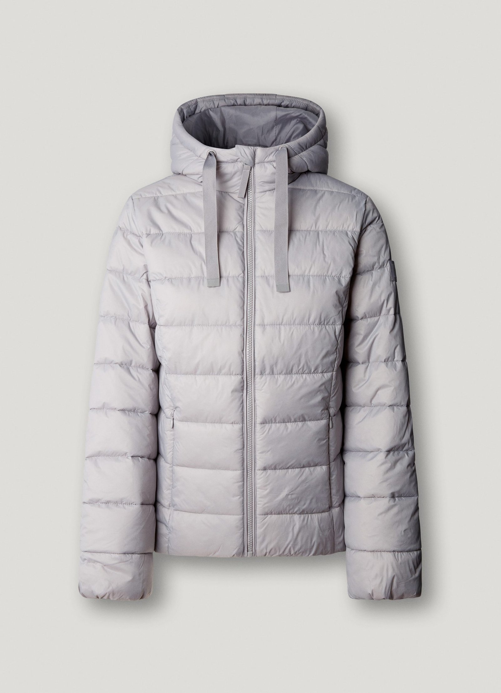 Plumífero acolchado con capucha · British Grey