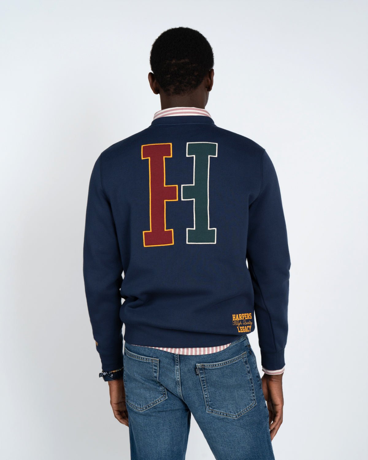 Sudadera Crew-neck Yale · Navy Blue