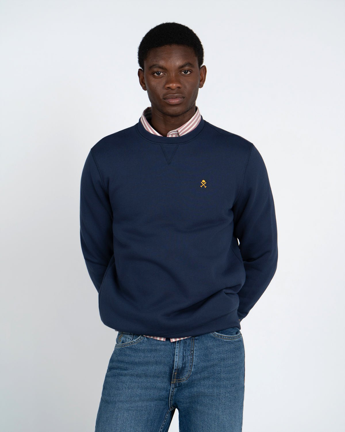 Sudadera Crew-neck Yale · Navy Blue