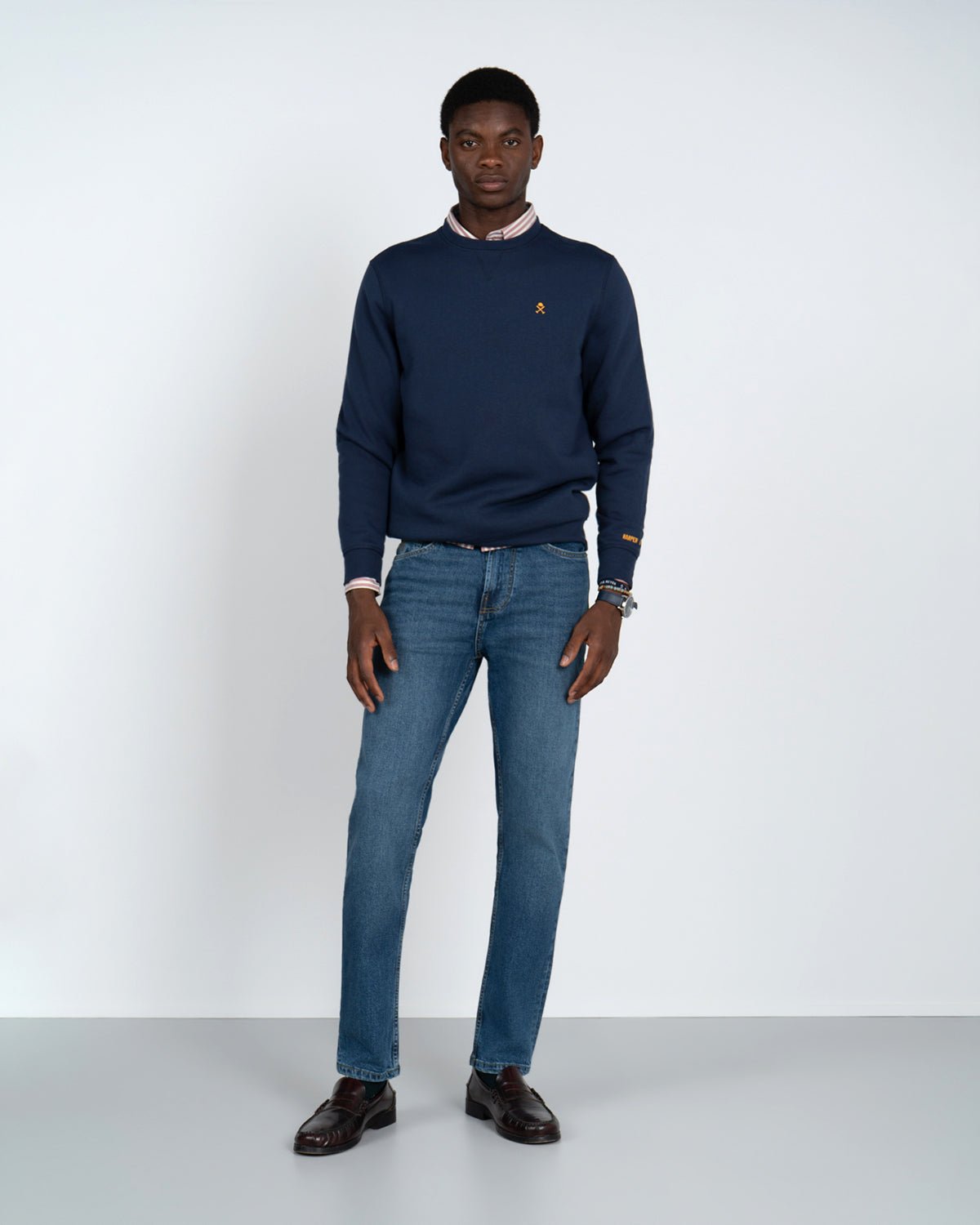 Sudadera Crew-neck Yale · Navy Blue