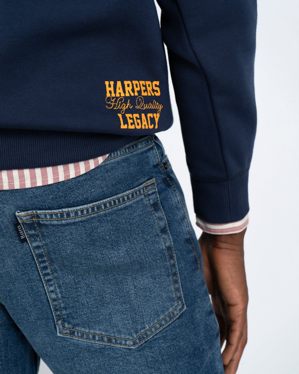 Sudadera Crew-neck Yale · Navy Blue