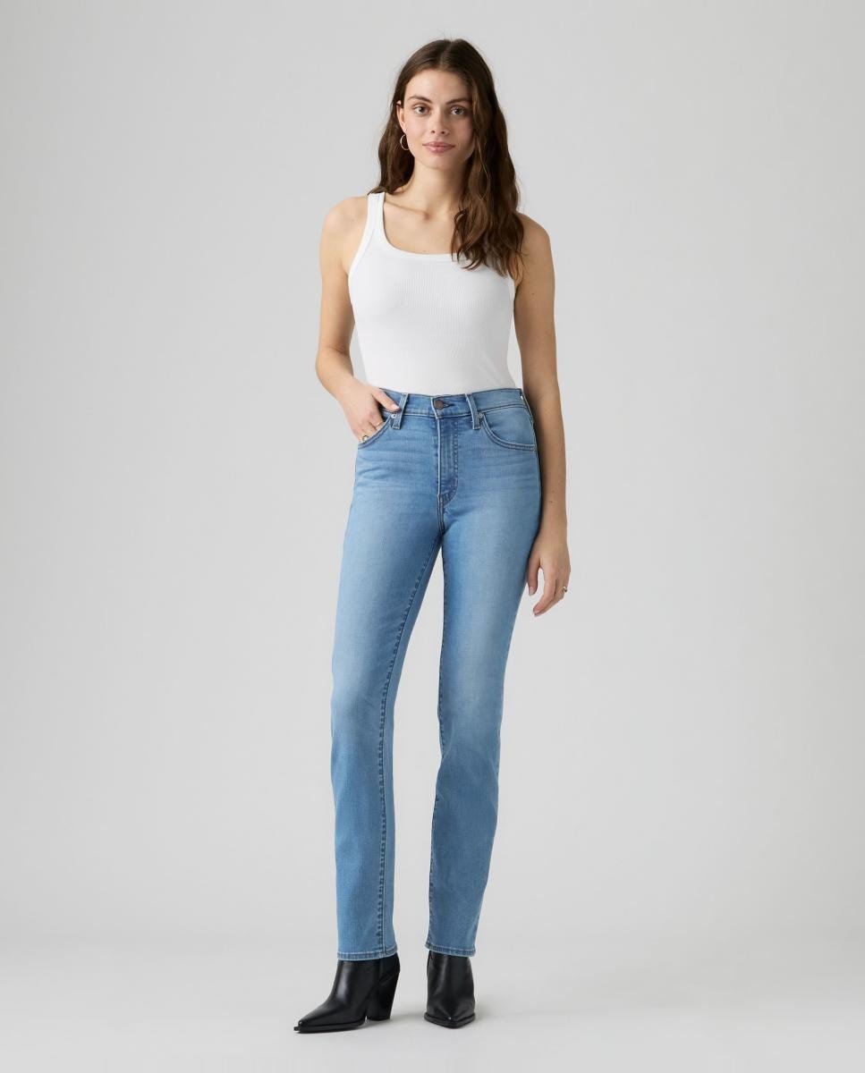 Vaquero pitillo 722 High Rise Slim - Azul · Azul